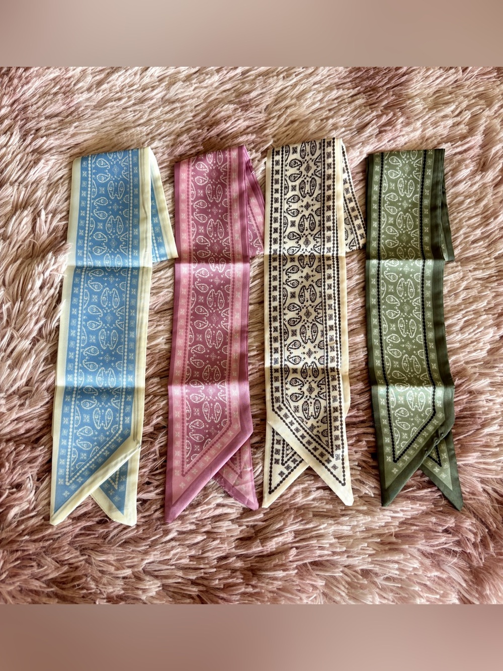 New Silk Twilly Scarves (4 pk)